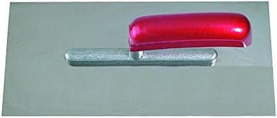 Stucspaan met 10 mm tanding voor voegvuller en lijm