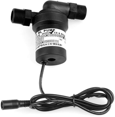 Dailygoody - Warmwaterpomp - Zonne-waterpomp - Hoge temperatuur - Zwart - Laag geluidsniveau - Duurzaam en betrouwbaar - Ideaal voor zonneboilers - Ku...