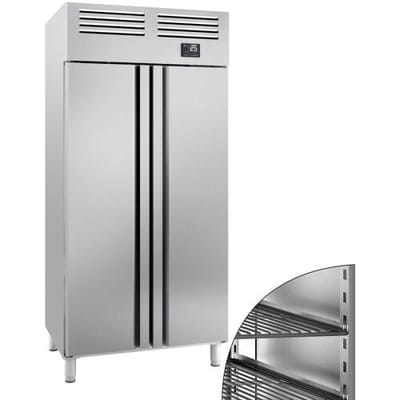 GGM Gastro Kühlschrank Edelstahl Premium PLUS - GN 1/1 - 745 Liter - mit 2 Türen Zilver