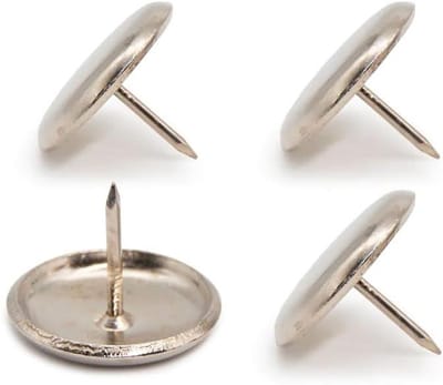Metalen Glijders - Meubelglijders Spijker - Meubels Verplaatsen - Duurzaam Metaal - Diameter 25 mm - Zilver