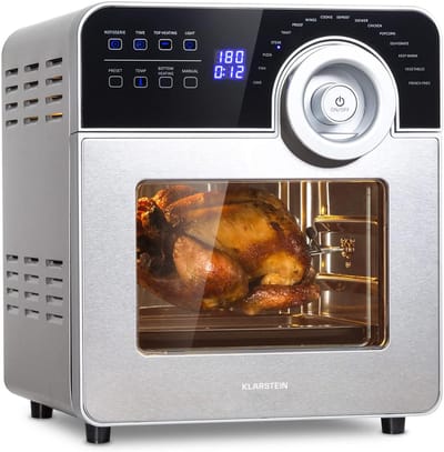 Heteluchtfriteuse met Draaispit en Touchscreen - 14 Liter Capaciteit - 1700W
