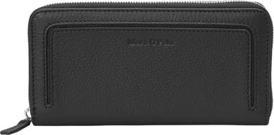 Marc O'Polo Portemonnee Finja Zip Wallet Black Zwart