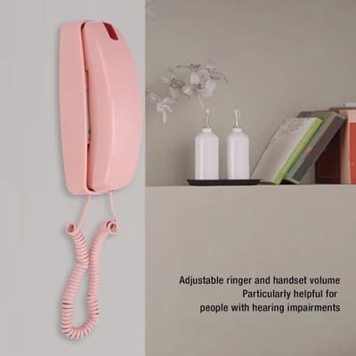 Dailygoods- Wandtelefoon Retro - Snoergebonden Telefoon - Wandmontage