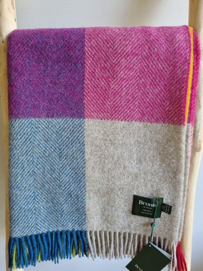 Wollen Plaid - HARLAND Heather - 140x185cm - Bronte x Plaids.shop