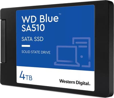 Sandisk Wd Blue Sa510 Ssd 4Tb Sata Ssd 2,57Mm Voor Pc-Laptop Hoogwaardig