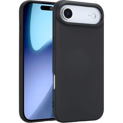 ShieldCase siliconen back cover geschikt voor iPhone Air (zwart) – zacht hoesje met premium bescherming, perfecte pasvorm en stijlvol design