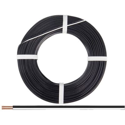 Donau Elektronik 250-15-25 Draad 2 x 0.50 mm² Zwart/wit 25 m