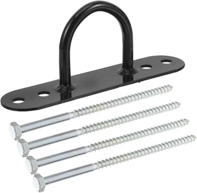 Honden Grondpen - Honden Grondanker - Buiten Activiteiten - Heavy Duty Koolstofstaal - 21 cm Lengte - Zwart