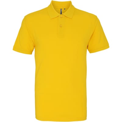 Asquith & Fox Heren Poloshirt met korte mouwen (Zonnebloem)