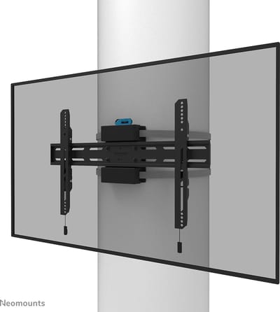 Neomounts WL30S-910BL16 TV pilaarsteun - vast - 40-75" - max. 50 kg - montage op Ø25-100 cm pilaar - vergrendelbaar (incl. veiligheidsschroef) - zwart