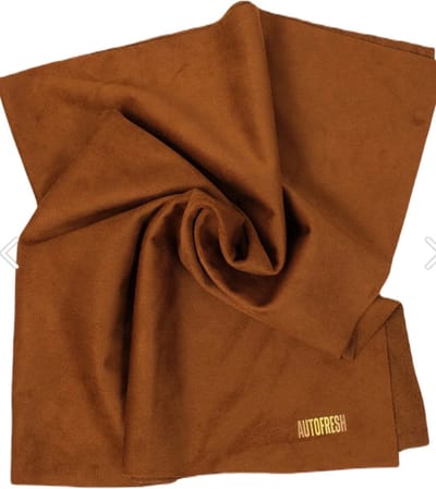 AutoFresh- Zeem Leer- Synthetisch leer -Chamois leather - 50x70cm- Car Drying Cloth- Lux Reinigingsdoek voor Auto Glas en Carrosserie Reiniging- Auto Drogen Doek 50x70 cm