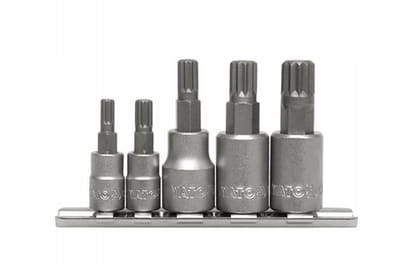 Yato Serie - Spline Dopsleutelset - 5 Stuks - Hoogwaardige Staal