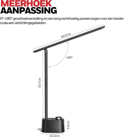 Desk Lamp - Desk Accessories - Desk Lighting - Space Saving - Desk Lamp -Bureaulamp