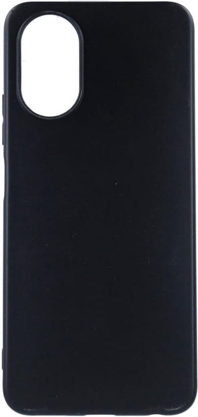 Backcover hoesje Geschikt voor: OPPO A18 / A38 - Silicone hoes - Zwart
