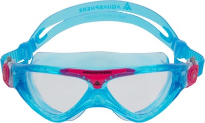 Aquasphere Vista Junior - Zwembril - Kinderen - Clear Lens - Turquoise/Roze