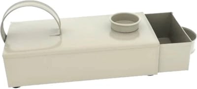 Kandelaars - match candle holder | t.light | semnece/grey | 24x10x10cm | 40mm - grijs - 24x10x10