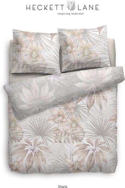 Heckett & Lane Sharla Dekbedovertrek - Litsjumeaux - 260x200/220 cm - Naturel