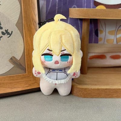 10cm Saber Lily Hanger Pluche Poppen Schattige Zachte Fate Grand Order Sleutelhanger Tas Poppen Saber Pluche Speelgoed Plusies Vakantie Verjaardagscadeau 10cm