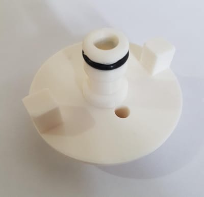 Motorhome Water Filler - Camper Vuladapter - Snel Water Vullen - Met Slangkoppeling - Wit