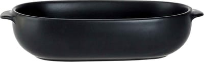 Cosy & Trendy ovenschaal - zwart - 18 x 11 x 5 cm - Ovaal - Klassieke braadsledes - Schalen - Bakvorm/braadslede
