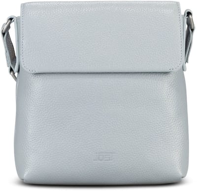 JOST Leren schoudertas Vika Shoulder Bag Misty Blue blauwgrijs
