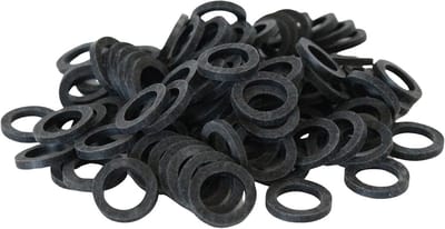 100x EPDM Rubberen Platte Pakkingen 1/2 Inch voor Waterleiding en Ventilatie