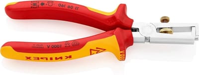 Universele afstriptang 160 mm met openingsveer en VDE-test Knipex