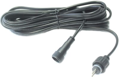 Verlengkabel - Stroomkabel - Buitenverlichting - Spatwaterdicht - 3 meter - Zwart