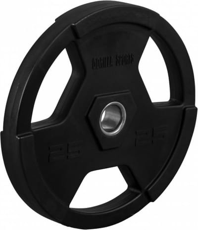 Gorilla Sports Olympische Halterschijf 25 kg - Gripper Kunststof - Professioneel 50/51 mm