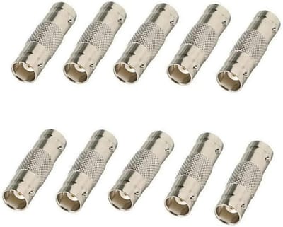 10 Stuks BNC Koppeling Adapter Bus naar Bus voor Beveiligingscamera's