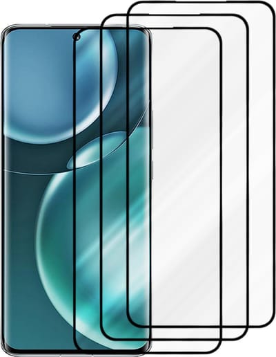 Cadorabo 3x Screenprotector geschikt voor Honor Magic 4 3D - Beschermende Pantser Film in - Getemperd (Tempered) Display beschermend glas in 9H hardheid met 3D Touch