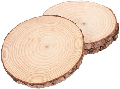 Decoratieve Stapstenen - Tuinpad Ornamenten - Gazon Decoratie - Duurzaam Hout Materiaal - 20x20x2 cm - Khaki