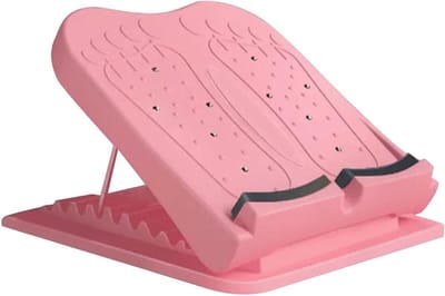 Schuine Plank - Kuitspanner Stretch Wedge - Flexibiliteit Verbeteren - 7 Verstelbare Hoeken - 28 x 23 cm - Blauw