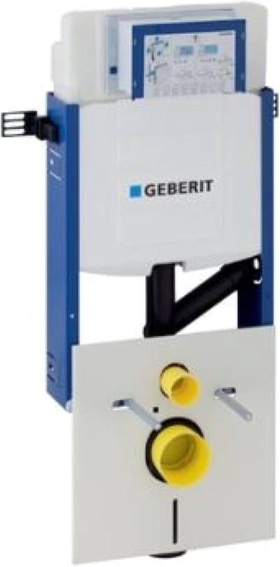 Inbouwreservoir Wandtoilet - Toilet Frame - Geurafzuiging - Sigma UP Spoelbak - 12 cm - Wit