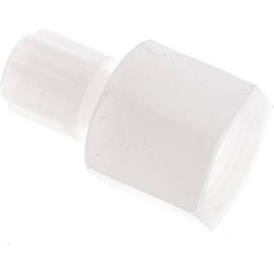 6x4mm & G3/8'' PVDF Rechte Knelfitting Binnendraad 10bar