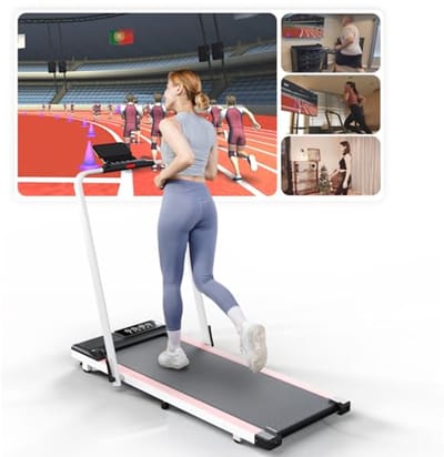 Inklapbare loopband met app-bediening voor thuis - MAX 136 kg - Geschikt voor trainingen en multi-lopers