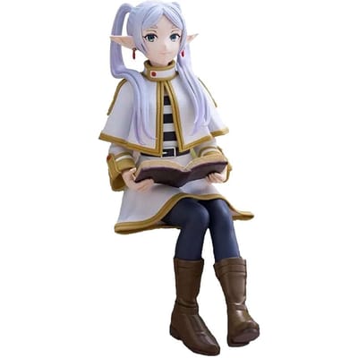 Nieuwe Frieren: Beyond Journey's End Anime Figuur Noodle Stopper PVC Frieren Actie Figuur Verzameling Ornament Figuur Speelgoed Cadeau gray