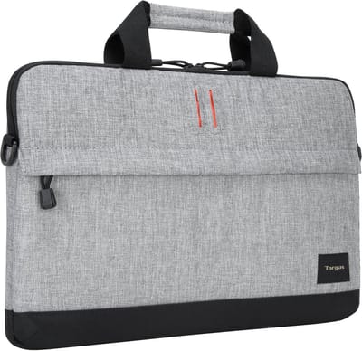 Laptoptas 14 inch met schouderband Zwart Grijs