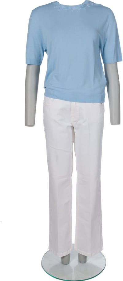 Ermanno Scervino - Trui - Lichtblauw - XXL (44)