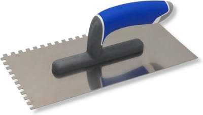 Tandspaan - Getande lijmkam - Tegels lijmen - Ergonomische 3-componenten greep - 6x6 mm