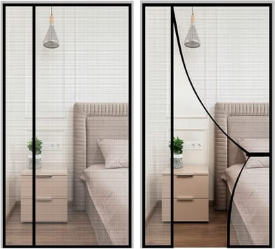 Magnetisch Hordeurgordijn 160x270 cm - Insectenhor Zonder Boren voor Ramen en Deuren