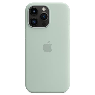 Silicone Backcover MagSafe voor de Apple iPhone 14 Pro Max - Succulent