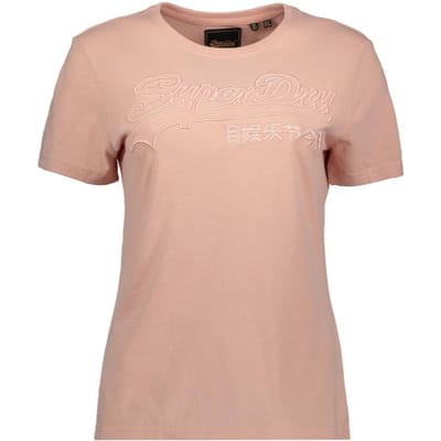 Superdry - Maat L Vintage Logo EMB Outline Dames T-shirt