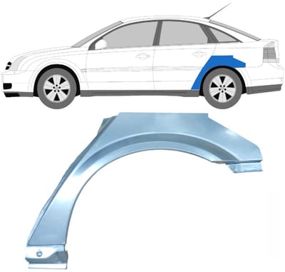 Reparatiepaneel achterspatbord voor Opel Vectra C 2002-2009 / Links / COMBI