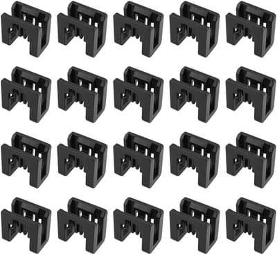 Dailygoods- Cowl Clip 20 Stuks - Voorruit Cowl Scuttle Panel - Vervangingsdeel 668204BA5A - Compatibel met Nissan Leaf 2017-2023 - Kunststof - Eenvoudig te installeren - Klem