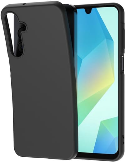 Just in Case hoesje geschikt voor Samsung Galaxy A16 Hoesje Siliconen - Flexibele 100% GRS Case - Zwart