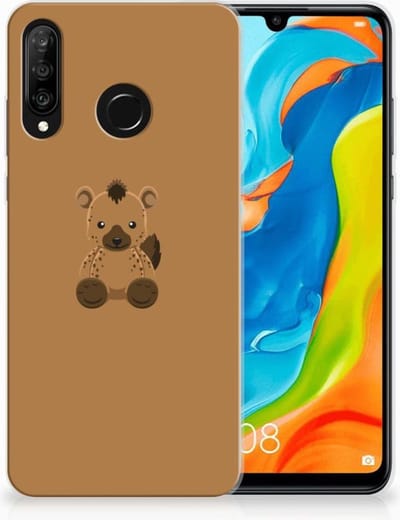 Huawei P30 Lite Telefoonhoesje met Naam Baby Hyena
