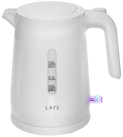 Lafe Essential S - Waterkoker - Inhoud 1L - Vermogen 1500W - Wit