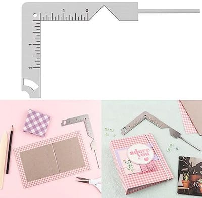 5-in-1 Boekomslag Maker met Spaanplaathoezen en Gereedschap voor Boekbinden