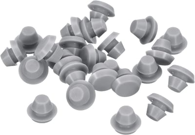 25 Stuks Siliconen Stopper Ronde Rubberen Gatsluiting voor 5-5,5 mm Diameter